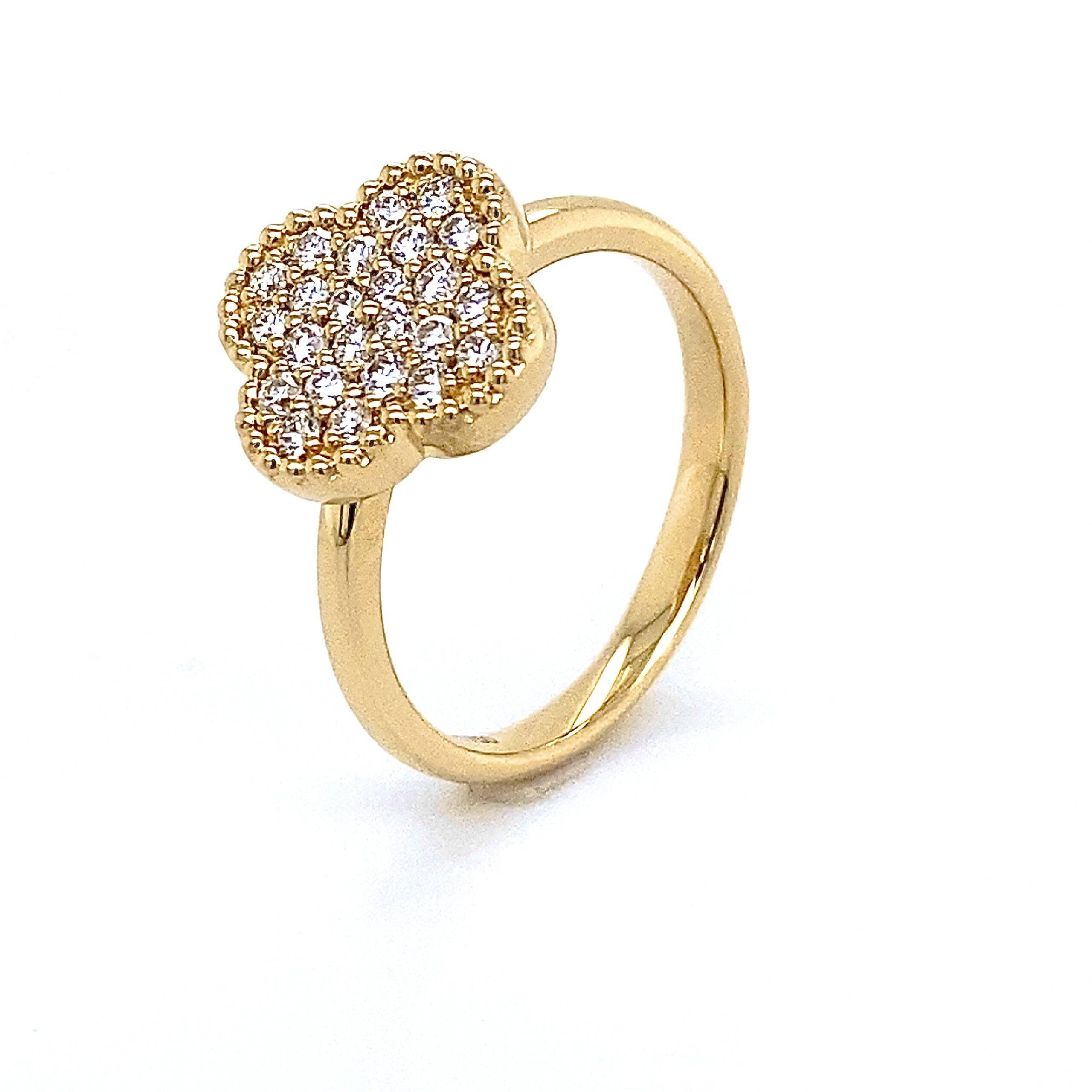 Firenze ring 18K geelgoud 0.40crt SI Wesselton