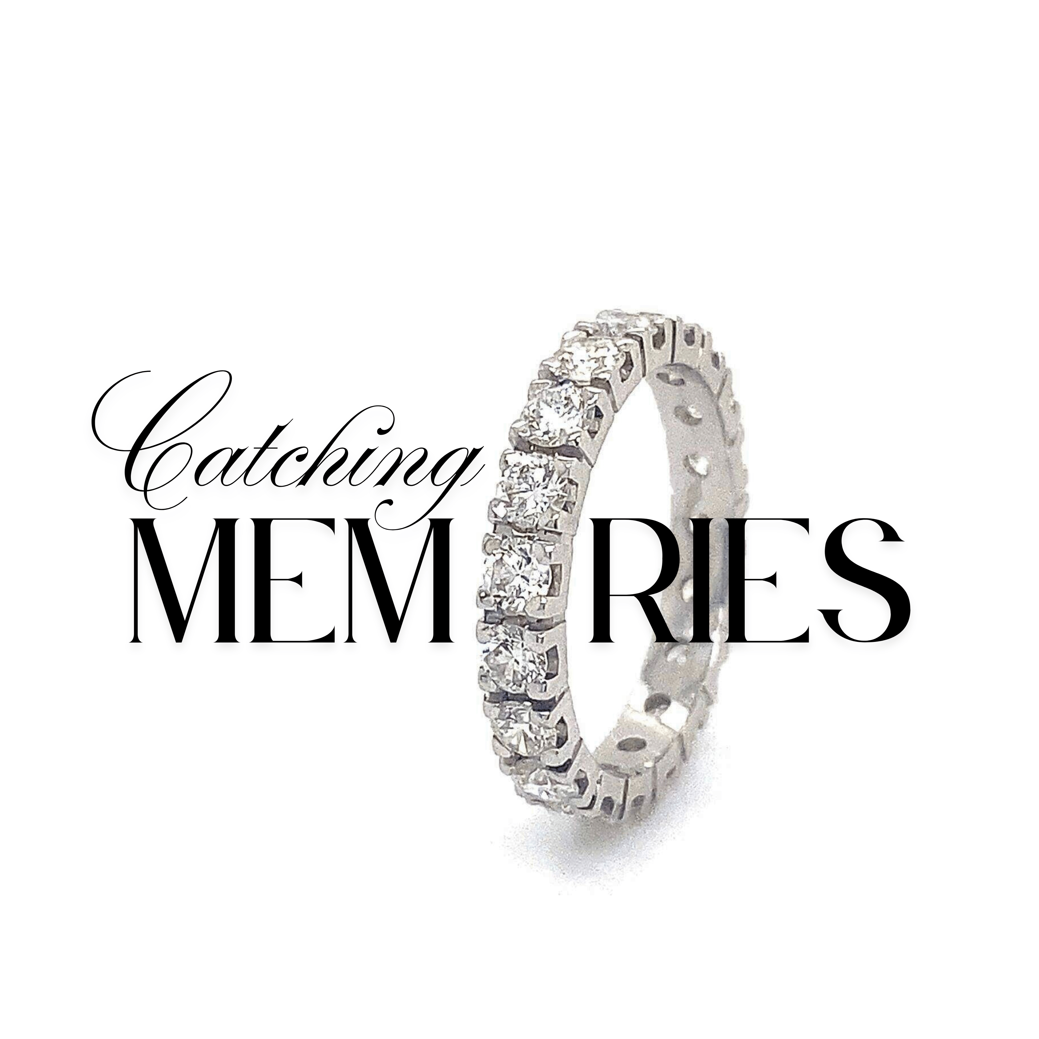 Alliancering 14K Witgoud rondom 0.10crt  VVS TW