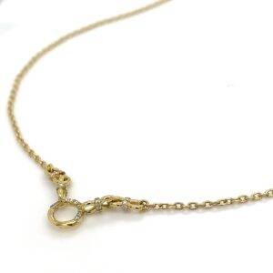 Collier anker 18K goud 0,12crt SI W