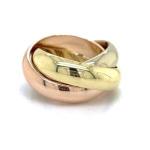 Tri-color 14K ring
