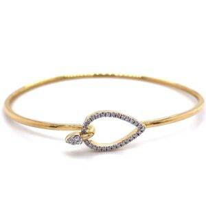 18K geelgouden Armband "Drop" 0.20crt VS Wesselton