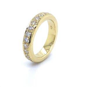 Ring Rondom14K geelgoud 26x0.07crt (1.82crt) VVS TW