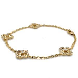 Armband Luck & Diamonds 18k geelgoud 0.75crt VS TW