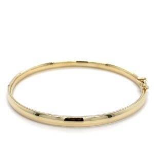 14K geelgouden bangle 5mm