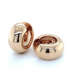 Pigalle's collection 14k roségouden creolen 20mm