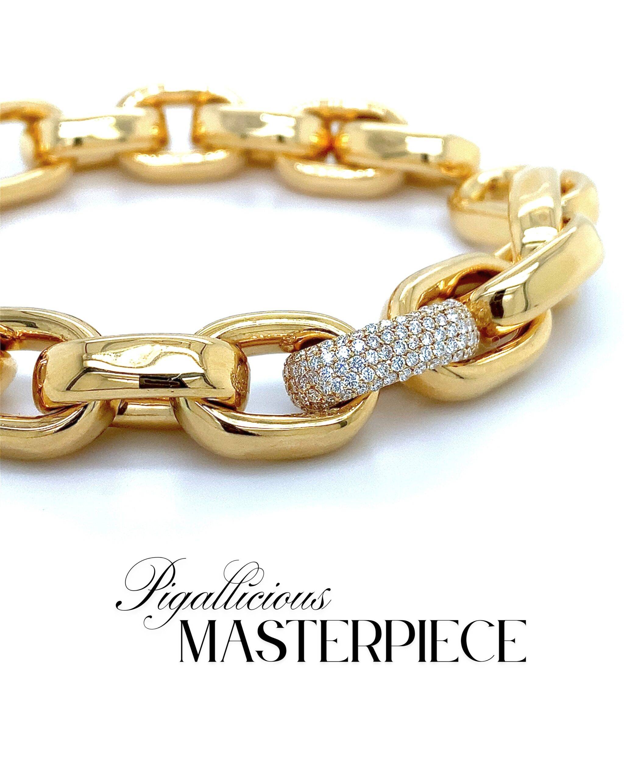 Masterpiece - Armband 18K geelgoud 1.76VS W
