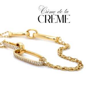 True Masterpiece - Collier lang 18K geelgoud 0.84crt VS W