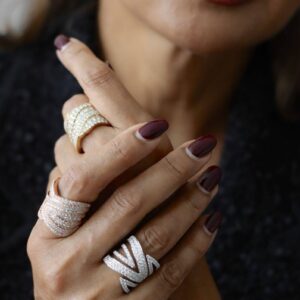 Collective Wave ringen by Pigalle 18k goud