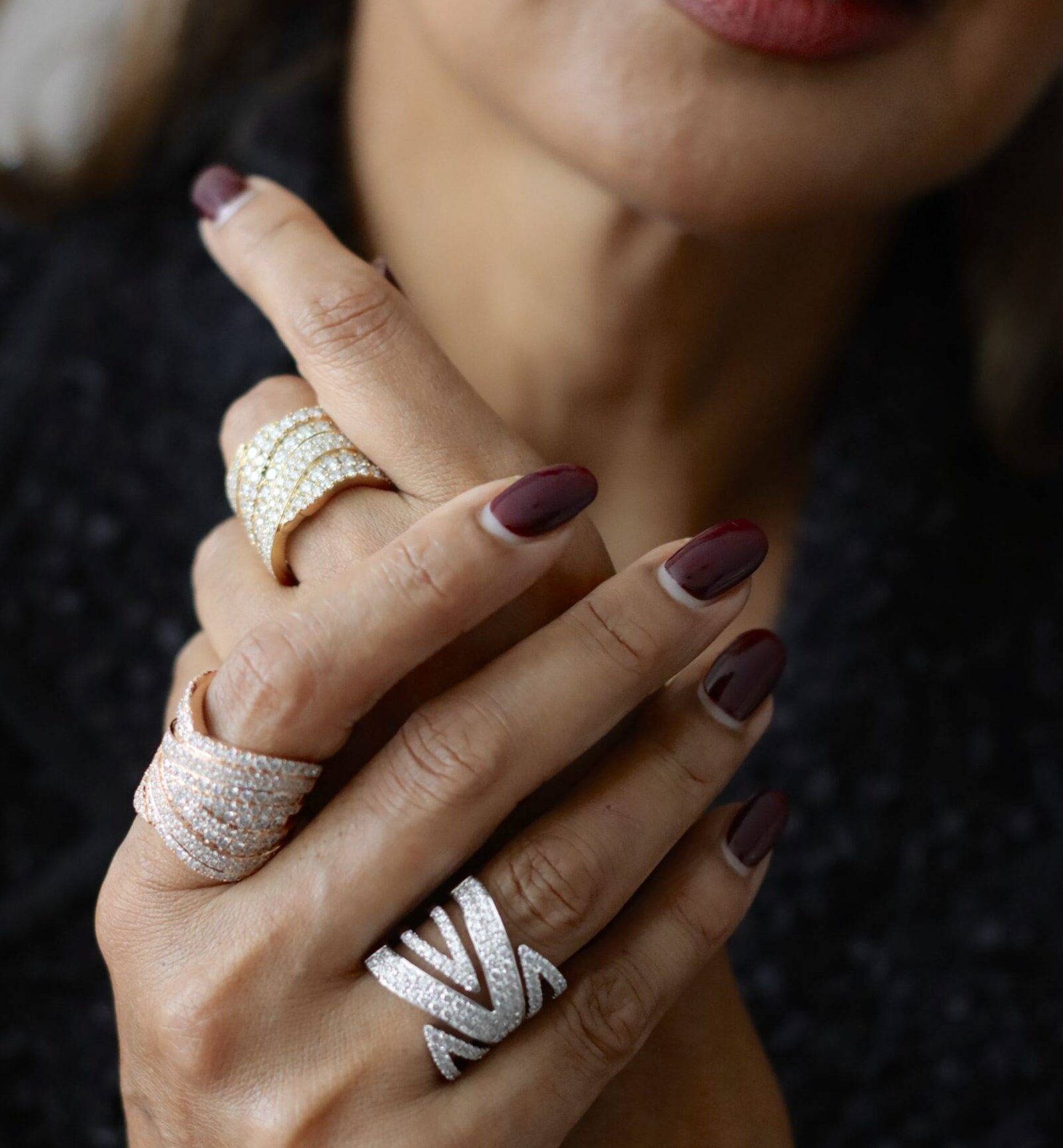 Collective Wave ringen by Pigalle 18k goud