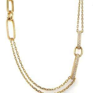 True Masterpiece - Collier lang 18K geelgoud 0.84crt VS W