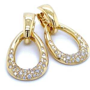 COMING SOON "Eardrops" 18K geelgoud 1.08crt VS W