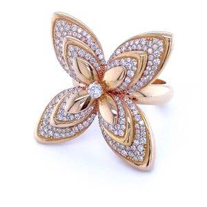 Ring Maritime 18k roségoud 1.21crt SI W