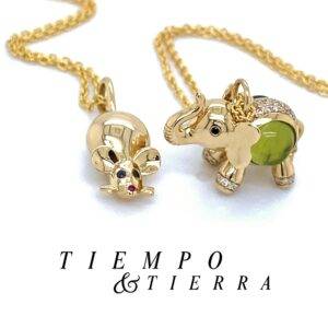 Tiempo en Tierra collectie gouden bedels