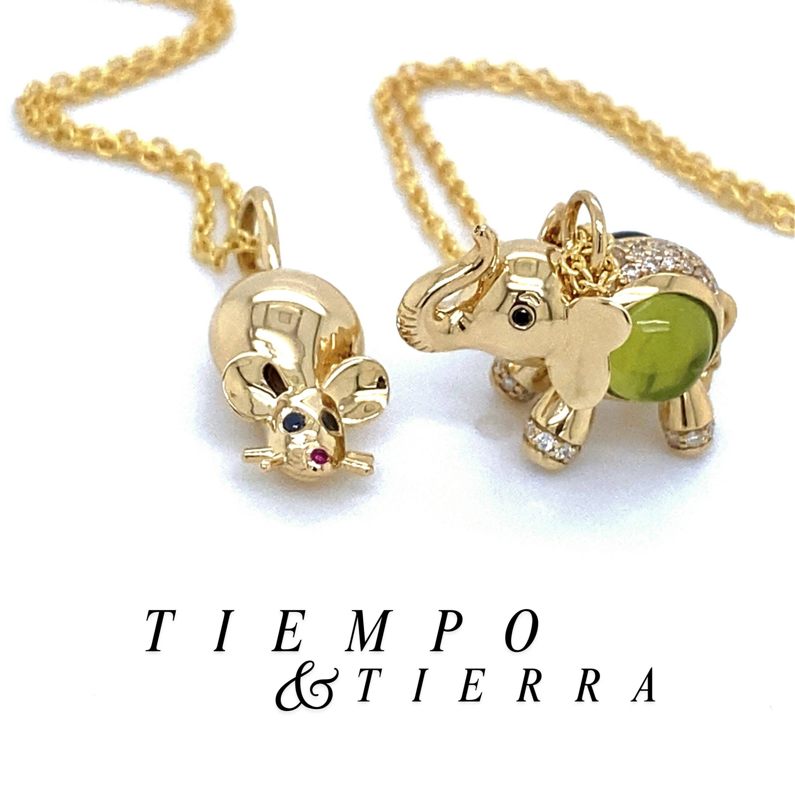 Tiempo en Tierra collectie gouden bedels