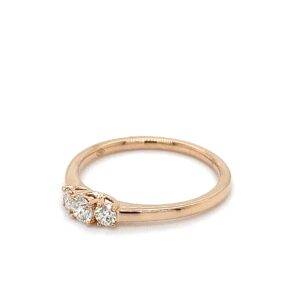 "Trilogy" Ring 18K goud 0.46crt SI H