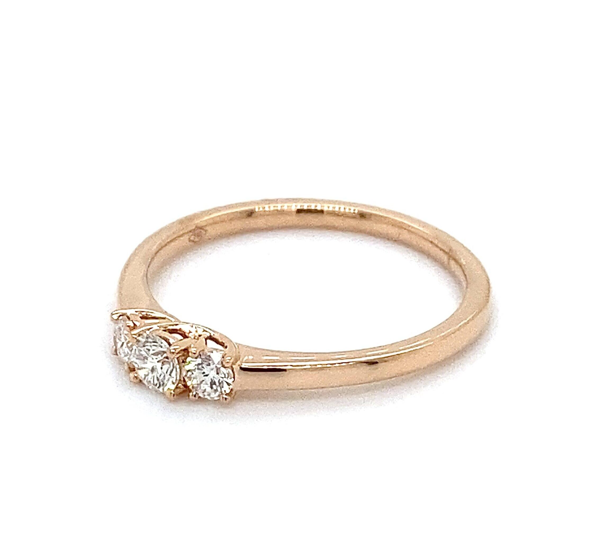 Ring "Trilogy" 18K goud 0.30crt SI H