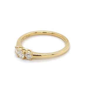 "Trilogy" Ring 18K goud 0.30crt SI H