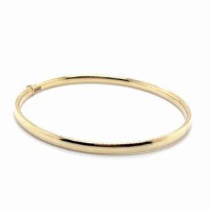 Bangle 4mm 14k goud