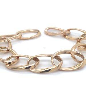 Armband "twist" 14k roségoud
