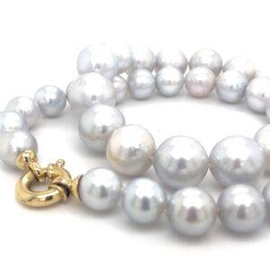 Zuidzee-Parelsnoer 9,5-14mm 14K goud slot 13mm