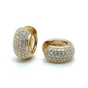 Perfect Poetry oorrringen 14k geelgoud 1.37crt Vs Wesselton