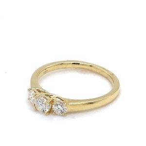 Ring "Trilogy" 18K goud 0.50crt SI H