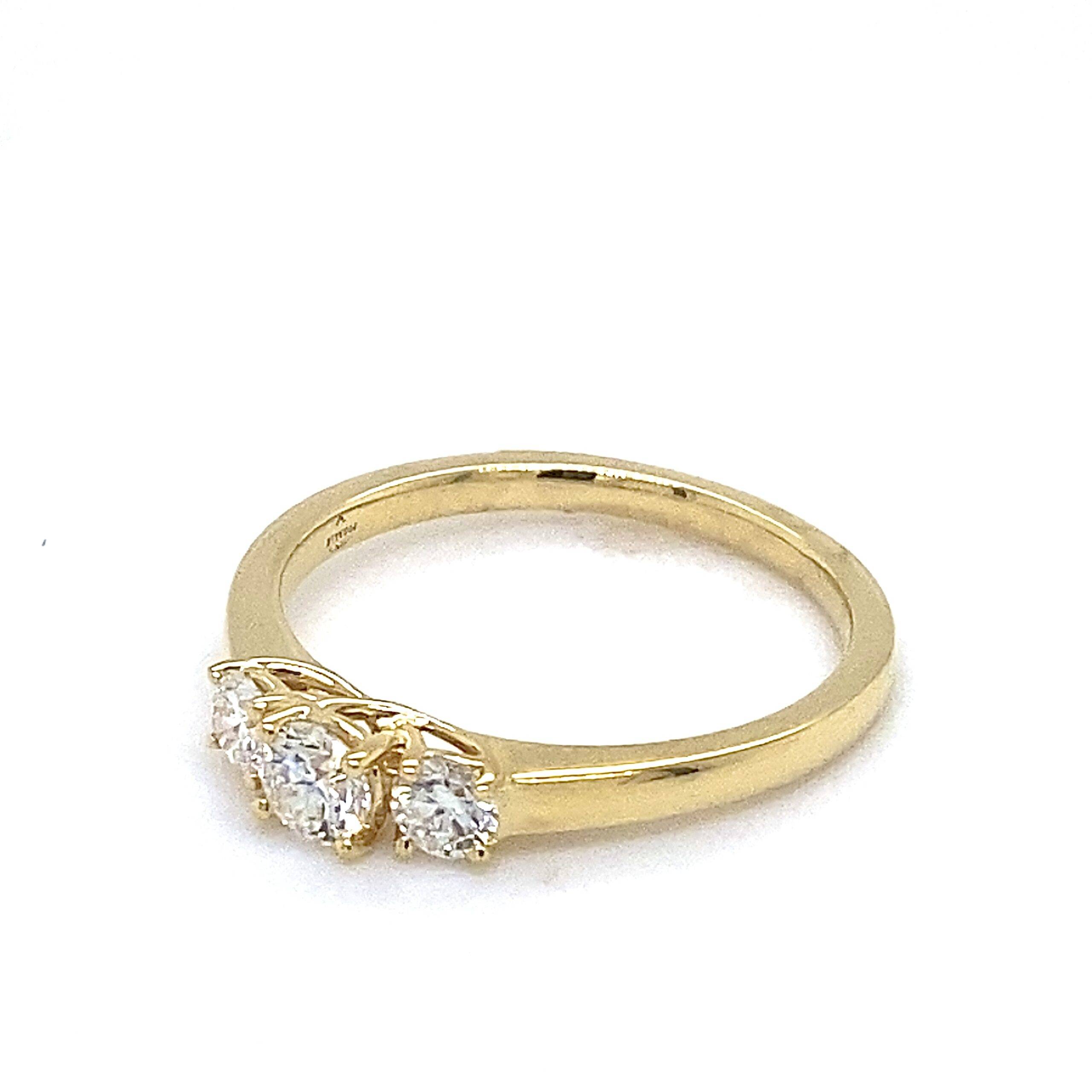 Ring "Trilogy" 18K goud 0.50crt SI H