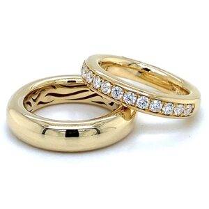 Ring "Perfect Stack" 14 geelgoud 6mm bol